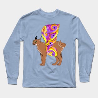 Caracal with wings Long Sleeve T-Shirt